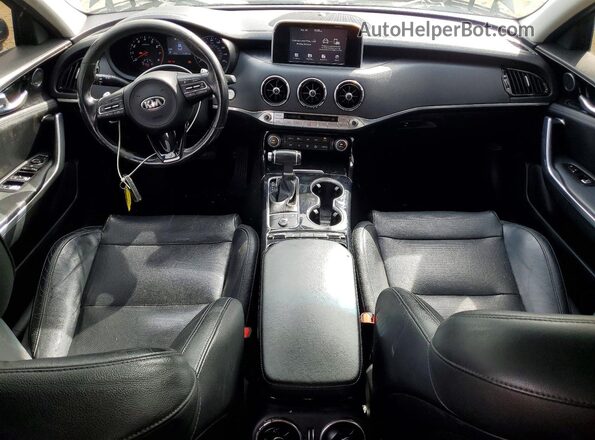 KNAE15LA3J6017360 2018 KIA STINGER Черный Вид щитка приборов