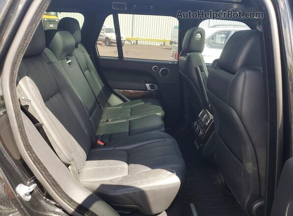 SALGS2PF2GA312655 2016 LAND ROVER RANGE Черный Вид задней части салона