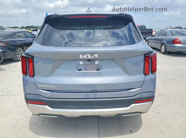 5XYRL4JCXSG329932 2025 KIA SORENTO Синий Вид салона спереди
