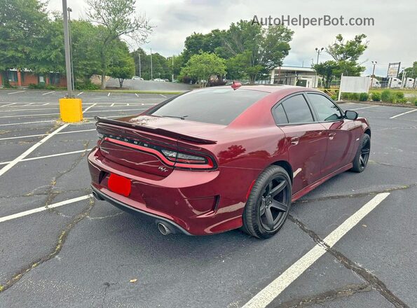 2C3CDXCT4PH504920 2023 DODGE CHARGER Maroon Front view