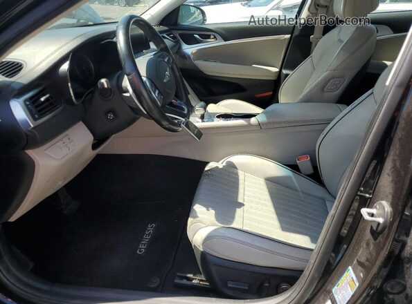 KMTG34LA6KU021479 2019 GENESIS G70 Черный Вид панели приборов