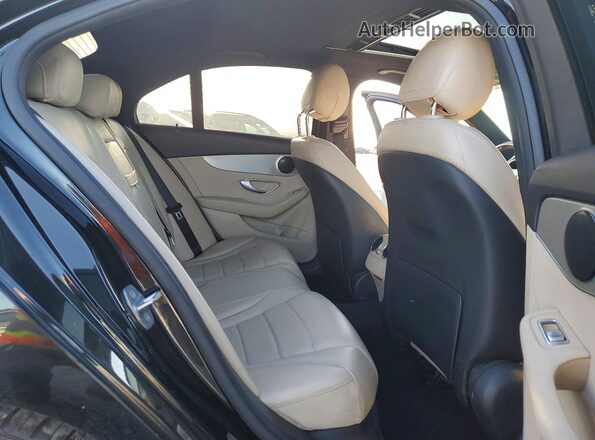 55SWF4JB9JU239113 2018 MERCEDES-BENZ C Black Rear interior view