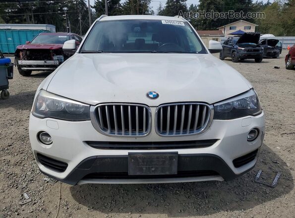 5UXWZ7C57H0T44077 2017 BMW X3 Белый Вид сзади