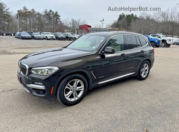 5UXTR9C59JLC75432 2018 BMW X3 Зеленый Задняя левая четверть