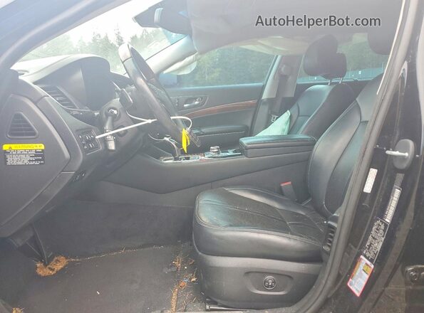 KNALW4D43J6037507 2018 KIA K900 Черный Вид панели приборов
