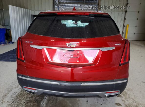 1GYKNCRS9RZ703227 2024 CADILLAC XT5 Красный Вид салона спереди