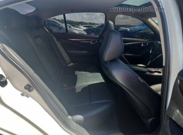 JN1EV7AP7JM359354 2018 INFINITI Q50 Белый Вид задней части салона