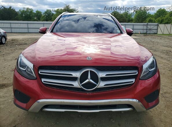 WDC0G4KB7KF637334 2019 MERCEDES-BENZ GLC-CLASS Red Rear view