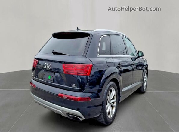 WA1LAAF7XHD031470 2017 AUDI Q7 Black Вид спереду