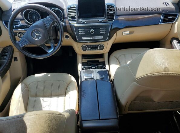 4JGDF6EE8HA957968 2017 MERCEDES-BENZ GLS White ხელსაწყოთა პანელის ხედი