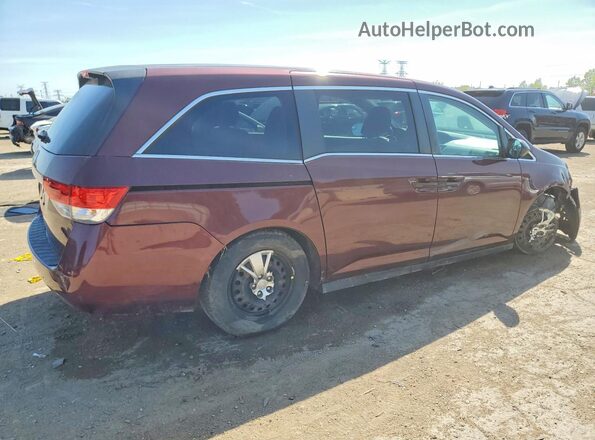 5FNRL5H20HB017086 2017 HONDA ODYSSEY Maroon Tył prawy