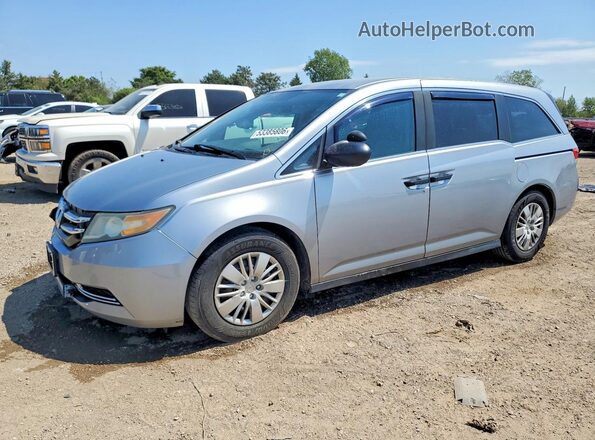 5FNRL5H28GB017819 2016 HONDA ODYSSEY Gray Przód lewy