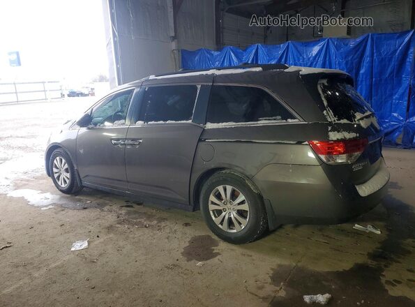5FNRL5H30HB009000 2017 HONDA ODYSSEY Серый Задняя левая четверть