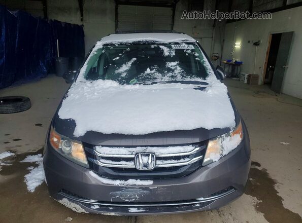5FNRL5H30HB009000 2017 HONDA ODYSSEY Серый Вид спереди