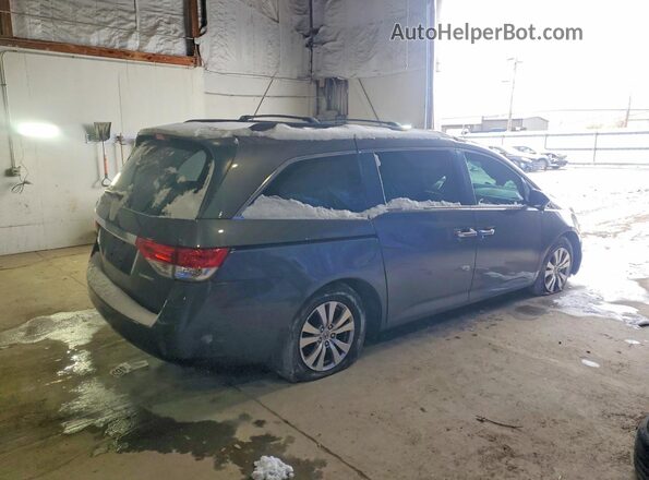 5FNRL5H30HB009000 2017 HONDA ODYSSEY Серый Задняя правая четверть
