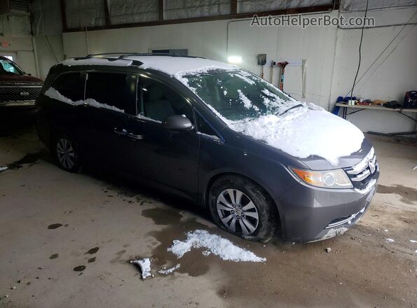 5FNRL5H30HB009000 2017 HONDA ODYSSEY Серый Передняя правая четверть
