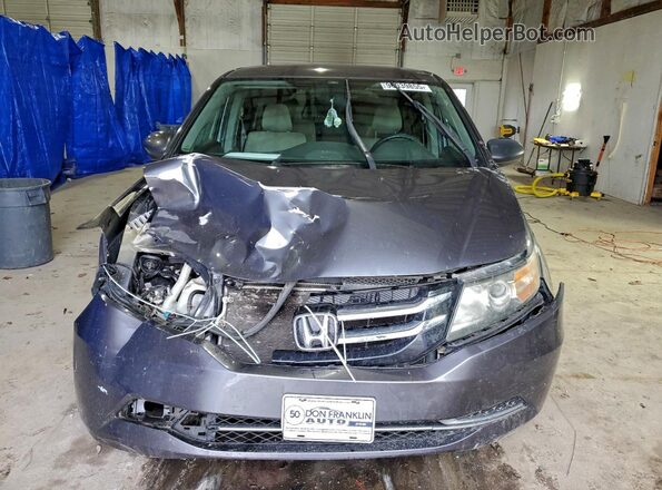 5FNRL5H31HB020099 2017 HONDA ODYSSEY Gray Vista frontal