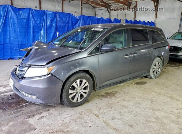 5FNRL5H31HB020099 2017 HONDA ODYSSEY Gray Vista tres cuartos delantera izquierda