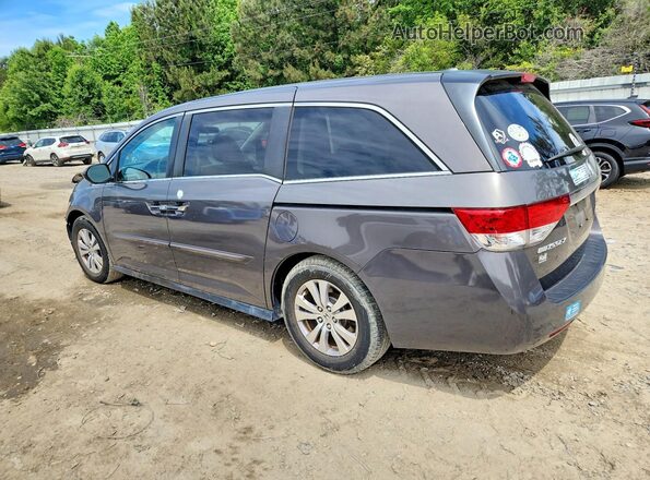 5FNRL5H36HB012905 2017 HONDA ODYSSEY Серый Задняя левая четверть