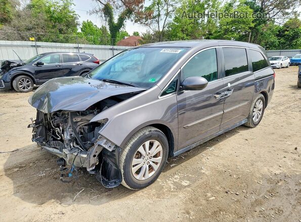 5FNRL5H36HB012905 2017 HONDA ODYSSEY Серый Передняя левая четверть