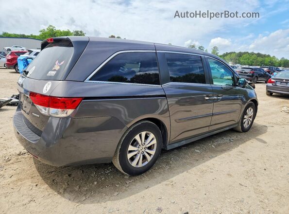 5FNRL5H36HB012905 2017 HONDA ODYSSEY Серый Задняя правая четверть