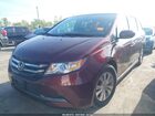 2017 Honda Odyssey Ex Темно-бордовый vin: 5FNRL5H46HB021208