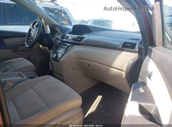 5FNRL5H46HB021208 2017 HONDA ODYSSEY Темно-бордовый Вид салона спереди