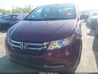 2017 Honda Odyssey Ex Темно-бордовый vin: 5FNRL5H46HB021208
