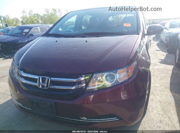 5FNRL5H46HB021208 2017 HONDA ODYSSEY Темно-бордовый Вид щитка приборов