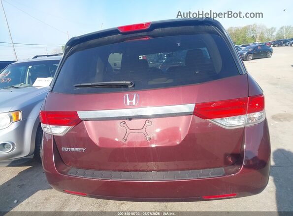 5FNRL5H46HB021208 2017 HONDA ODYSSEY Темно-бордовый 