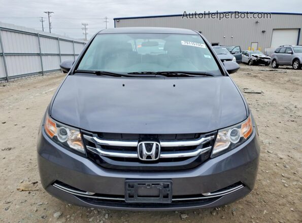 5FNRL5H47HB006040 2017 HONDA ODYSSEY Gray წინა ხედი