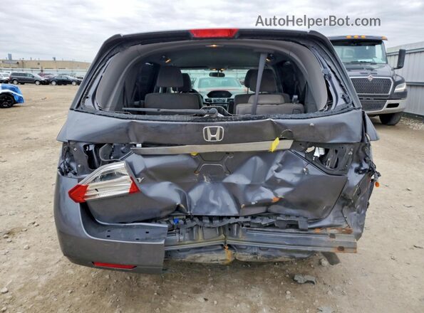 5FNRL5H47HB006040 2017 HONDA ODYSSEY Gray უკანა ხედი