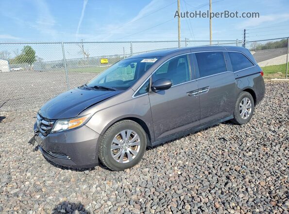 5FNRL5H60HB008181 2017 HONDA ODYSSEY Gray Przód lewy