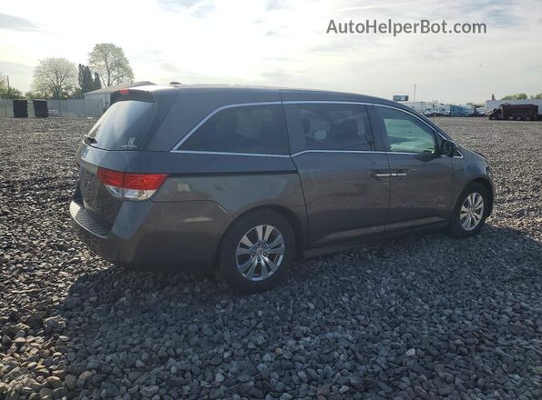 5FNRL5H60HB008181 2017 HONDA ODYSSEY Gray Tył prawy