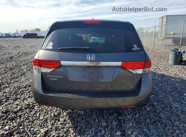 5FNRL5H60HB008181 2017 HONDA ODYSSEY Gray Widok z tyłu