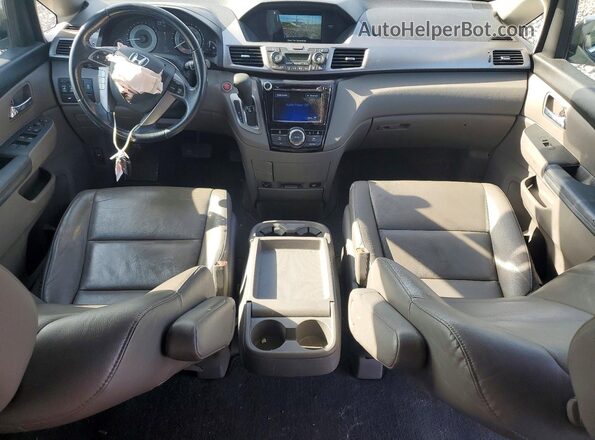 5FNRL5H60HB008181 2017 HONDA ODYSSEY Gray Widok deski rozdzielczej