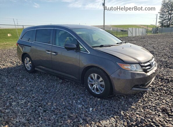 5FNRL5H60HB008181 2017 HONDA ODYSSEY Gray Przód prawy