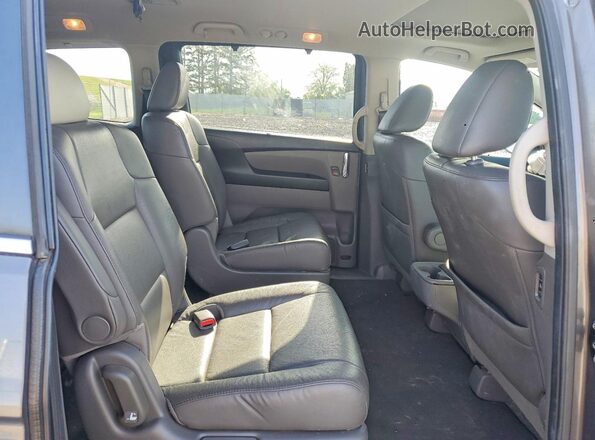 5FNRL5H60HB008181 2017 HONDA ODYSSEY Gray Widok tylnych siedzeń
