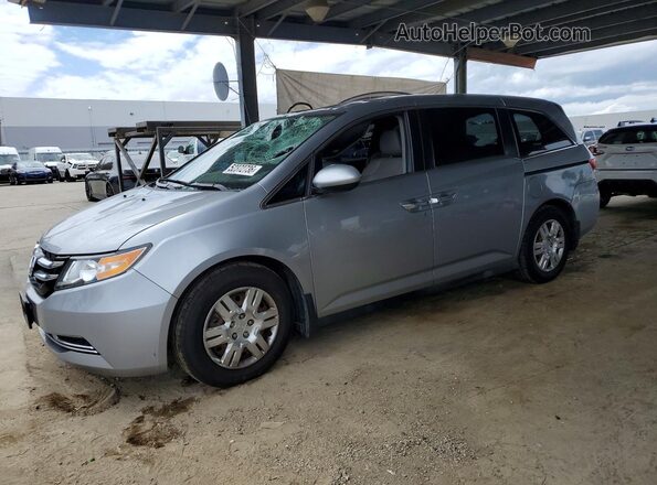 5FNRL5H61GB008205 2016 HONDA ODYSSEY Silver Առջևի ձախ երեք քառորդ տեսարան