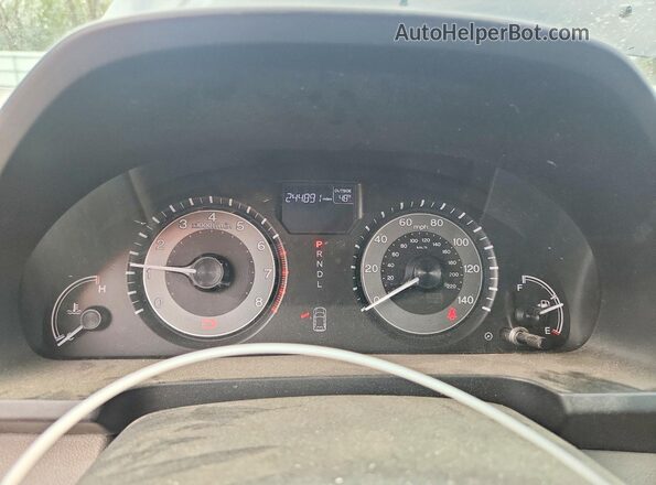 5FNRL5H62GB046008 2016 HONDA ODYSSEY Black Вид щитка приладів