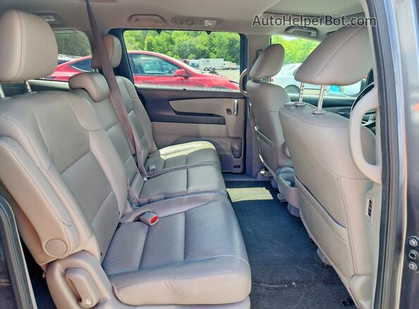 5FNRL5H62HB014676 2017 HONDA ODYSSEY Gray Вид задньої частини салону