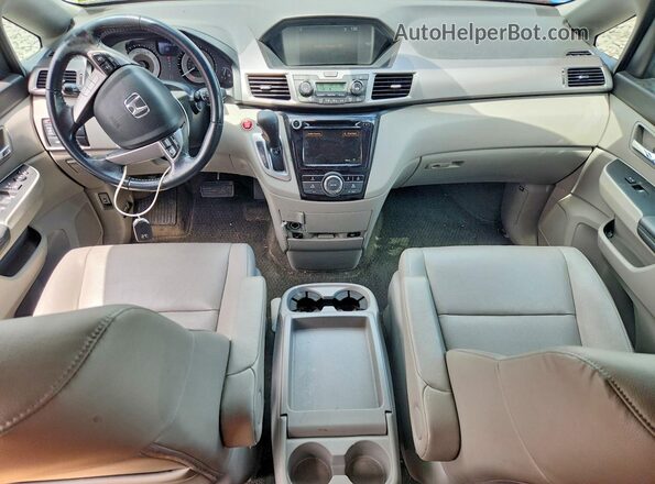 5FNRL5H62HB014676 2017 HONDA ODYSSEY Gray Вид панелі приладів