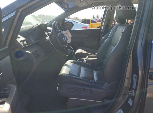 5FNRL5H63HB011477 2017 HONDA ODYSSEY Серый Вид салона спереди