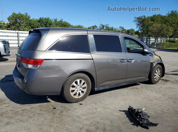 5FNRL5H63HB011477 2017 HONDA ODYSSEY Серый Задняя правая четверть