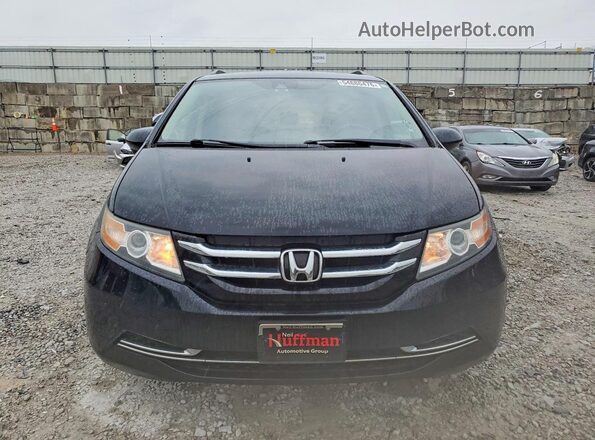 5FNRL5H63HB012046 2017 HONDA ODYSSEY Черный Вид спереди