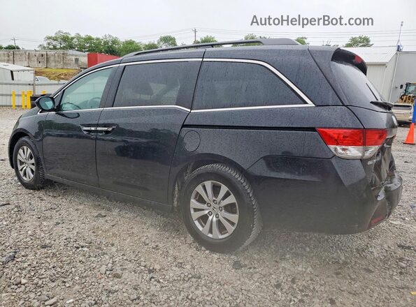 5FNRL5H63HB012046 2017 HONDA ODYSSEY Черный Задняя левая четверть