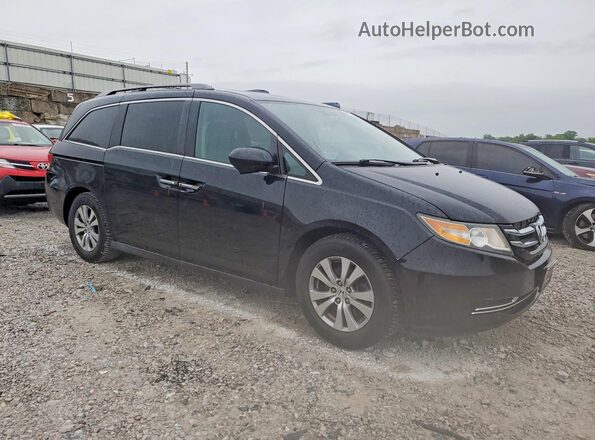 5FNRL5H63HB012046 2017 HONDA ODYSSEY Черный Передняя правая четверть