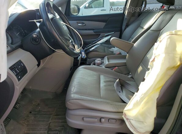5FNRL5H64GB040484 2016 HONDA ODYSSEY Black Front interior view