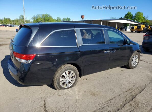 5FNRL5H64HB024514 2017 HONDA ODYSSEY Black Задня права чверть