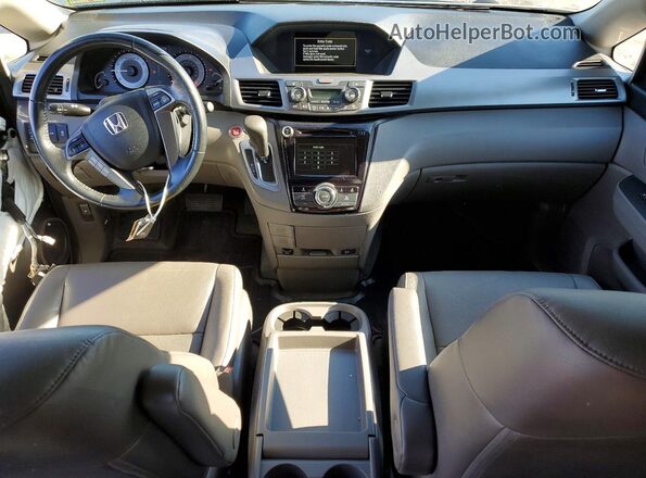 5FNRL5H64HB024514 2017 HONDA ODYSSEY Black Вид панелі приладів